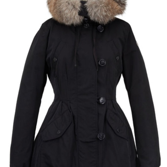 Moncler Arriette' Down Insul. Parka; Gen.  Fox Fur - Picture 1 of 7